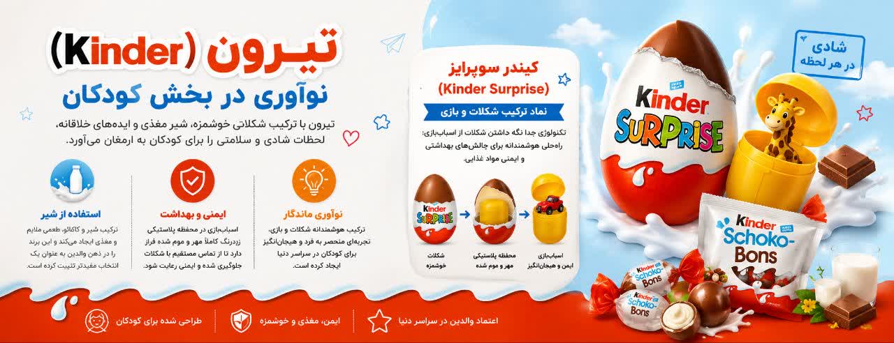 تیرون (Kinder): نوآوری در بخش کودکان